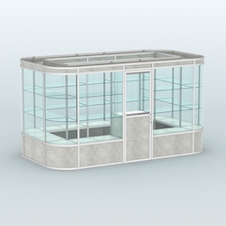 Павильон из профиля островной №4а, Метрополитан Грей