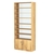 Стеллаж из ДСП с 6-ю полками 400x900 мм серии LEVEL-6 №14-1 (З/C - СТЕКЛО) Дуб Золотистый