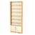 Стеллаж из ДСП с 6-ю полками 150x900 мм серии LEVEL-6 №9 (З/C - ДВП) Дуб Золотистый и Крем Вайс