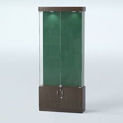 Витрина для медалей ИС-31-А (задняя стенка бархат), Дуб Венге