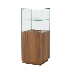 Витрина ювелирная квадратная "Диаманд" №8, Орех