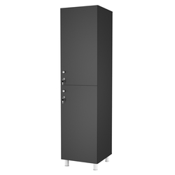 Шкаф для раздевалок СТАНДАРТ-ДУО №2, Черный
