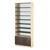Стеллаж из ДСП с 8-ю полками 200x900 мм серии LEVEL-8 №10-2 (З/C - ЗЕРКАЛО) Дуб Сонома + Дуб Венге