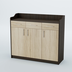 Стойка официанта "Бармен" №8, Дуб Венге + Дуб Сонома