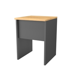 Скамейка для раздевалок №2-1, Темно-серый и Дуб Золотистый