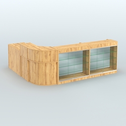 Угловой павильон Чай и Кофе с собой №2, Дуб Золотистый