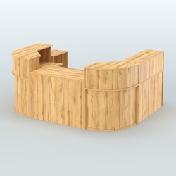 Пристенный павильон Чай и Кофе с собой №5, Дуб Золотистый