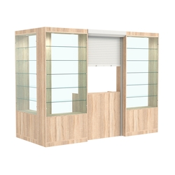 Угловой павильон №2-5П (3,24 кв.м), Дуб Сонома