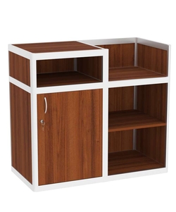 Прилавок под кассу из профиля №1  (закрытый), Орех