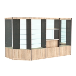 Павильон №2 из ДСП (6, 20 кв. м), Дуб Сонома + Дуб Венге