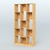 Стеллаж из ДСП серии ЛОФТ №10-1 (зеркальное отражение - Z) Дуб Золотистый