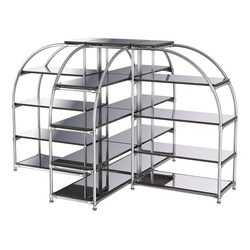 Комбинация стендов TD-06 №3-5 (с полками Зеркало 4мм), Дуб Венге