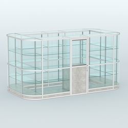 Павильон из профиля островной №4г, Метрополитан Грей