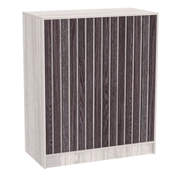 Прилавок под кассу серии "Смок" №1, Ясень Анкор светлый + Ясень Анкор темный