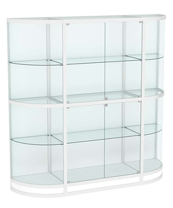 Витрина из профиля с секторами №8 (2-ух метровая), Белый