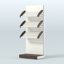 Стеллаж для хлеба и выпечки с тремя наклонными полками Феникс №1, Дуб Венге + Белый