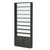 Стеллаж из ДСП с 8-ю полками 200x900 мм серии LEVEL-8 №10-1 (З/C - СТЕКЛО) Черный