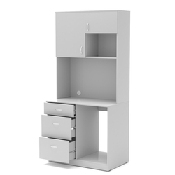 Офисная мини-кухня ПРАКТИК №6, Серый