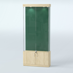 Витрина для медалей ИС-31-А (задняя стенка бархат), Дуб Сонома