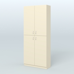 Аптечный широкий стеллаж под резину №1, Крем Вайс