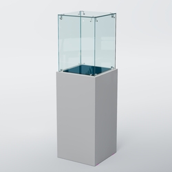 Витрина для музеев "Коллекция" №5 с подсветкой, Серый