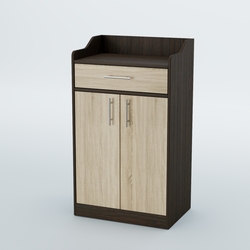 Стойка официанта "Бармен" №5, Дуб Венге + Дуб Сонома