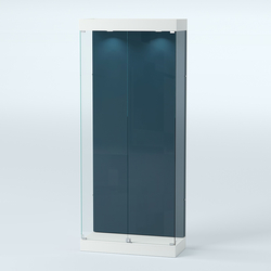 Витрина под знамя №1А-900 (задняя стенка бархат), Белый