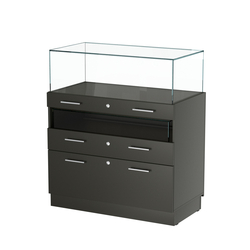 Прилавок ювелирный "Диаманд" №2-1000, Черный