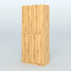 Шкаф для аптек с полками №2, Дуб Золотистый