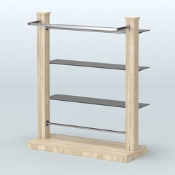 Островная система с перфорацией для магазина №10, Дуб сонома