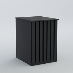 Ресепшен - стол узкий серии ПРИЛИВ №9, Антрацит