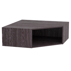 Антресоль Угловая Эконом №5-5 торец 500мм, Ясень Анкор темный - U31105