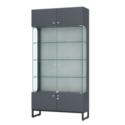 Витрина Монти №2-С, Темно-Серый