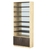 Стеллаж из ДСП с 6-ю полками 350x900 мм серии LEVEL-6 №13-2 (З/C - ЗЕРКАЛО) Дуб Сонома + Дуб Венге