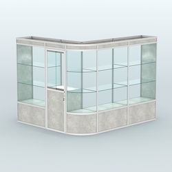 Павильон из профиля угловой №2а (5,5 кв.м), Метрополитан Грей