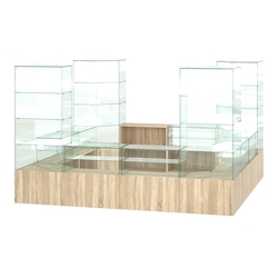 Павильон ИСТРА островной №2б (11, 35 кв.м), Дуб сонома