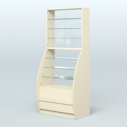 Витрина БРИЗ №1-900, Крем Вайс