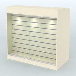 Ресепшен-Лайт №6 (Фасадная стенка - Экономпанель), Крем Вайс