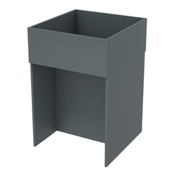 Корзина для распродаж из ДСП №1, Темно-Серый