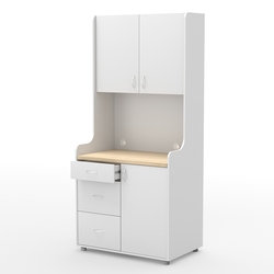 Офисная мини-кухня ЭЛЕГИЯ №4А, Белый