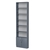Стеллаж из ДСП с 5-ю полками 150x600 мм серии LEVEL-5 №2 (З/C - ДВП) Темно-Серый