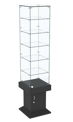 Витрина с пятью полками ДОНЖОН №506, Черный