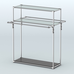 Островная торговая система ХРОМ 1200 мм №8, Черный