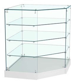 Прилавок Истра №6 угловой (открытый), Серый