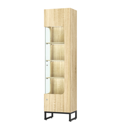 Витрина Монти №4-П левая, Дуб Сонома