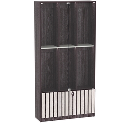 Витрина серии "Смок" №4-1000, Ясень Анкор темный + Ясень Анкор светлый