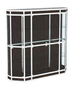 Витрина из профиля Трапеция №7 (2-ух метровая), Дуб Венге