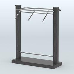 Островная система с перфорацией и подиумом №2, Черный