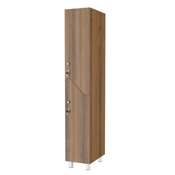 Шкаф для раздевалок СТАНДАРТ-Элегия №1А, Орех