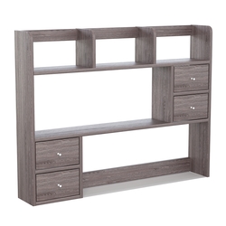 Полка настольная Вектор №38, Ясень Анкор темный - U31105